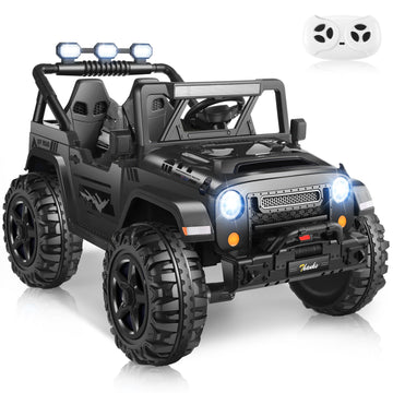 Hikole 2 Seater Kids Ride on Car with Remote Control, 24Volt Battery Powered Electric Car for Kids 4-8, with 4x100W Powerful Eng