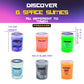 Toysbutty Slime Kit For Girls Boys, 6 Galaxy Stretchy None Sticky Slime Educational Toys With Space Slime Charms &Galactic Add I