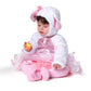 Spooktacular Creations Halloween Baby Girls Pink Lamb Costume With Multi-Layered Dress For Infants, Toddler Halloween, Farm Themed Dress Up Party (18-24 Months)