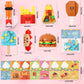 Valentine'S Day Cards For Kids Classroom - 28 Pcs Dessert Block Valentines Day Gifts For Kids, Valentine Cards With 7 Designs Bl