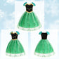 Ahlpo Anna Dress Princess Elsa Dress Up For Girls Halloween Cosplay Princess Anna Costume Elsa Fancy Dress Birthday Outfit