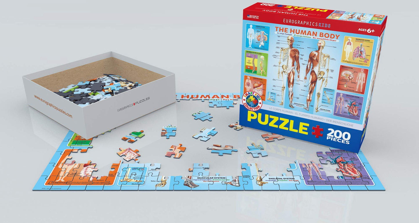 Eurographics Human Body Jigsaw Puzzle (200-Piece)