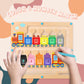 Magnetic Color And Number Maze Toy, Wooden Magnet Balls Puzzles Board, Fine Motor Skills Toddler Activities, Montessori Gift For