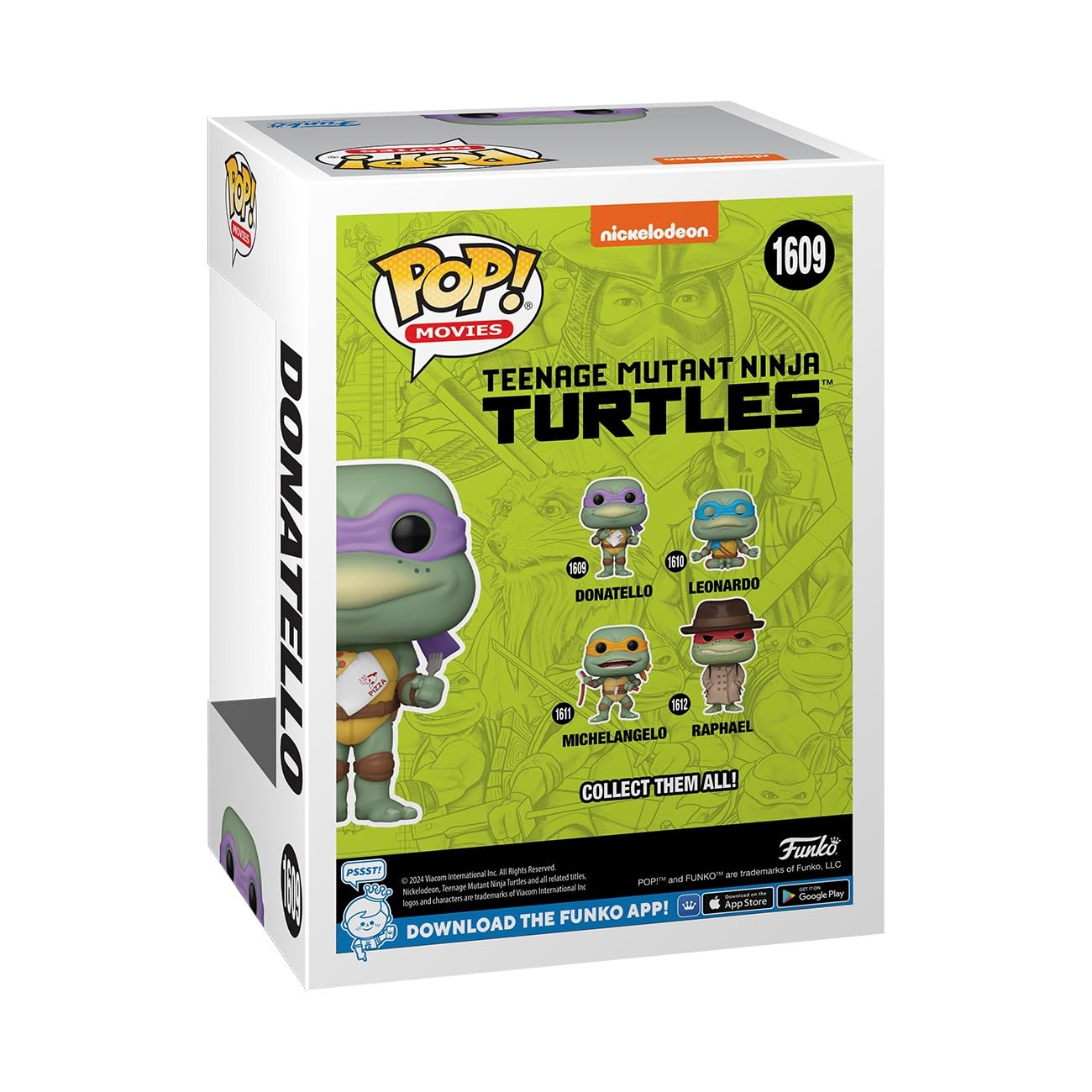 Funko Pop! Movies: Teenage Mutant Ninja Turtles (Tmnt) - Donatello With Napkin - Collectable Vinyl Figure - Gift Idea - Official