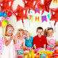 TONIFUL 30Pcs 18 Inch Large Red Star Shape Foil Balloons Big Red Stars Helium Mylar Ballons for Birthday Wedding Baby Shower Ann