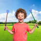 Light Up Magic Wand For Kids Sound Wizard Witch Illuminating Toy Brown Green
