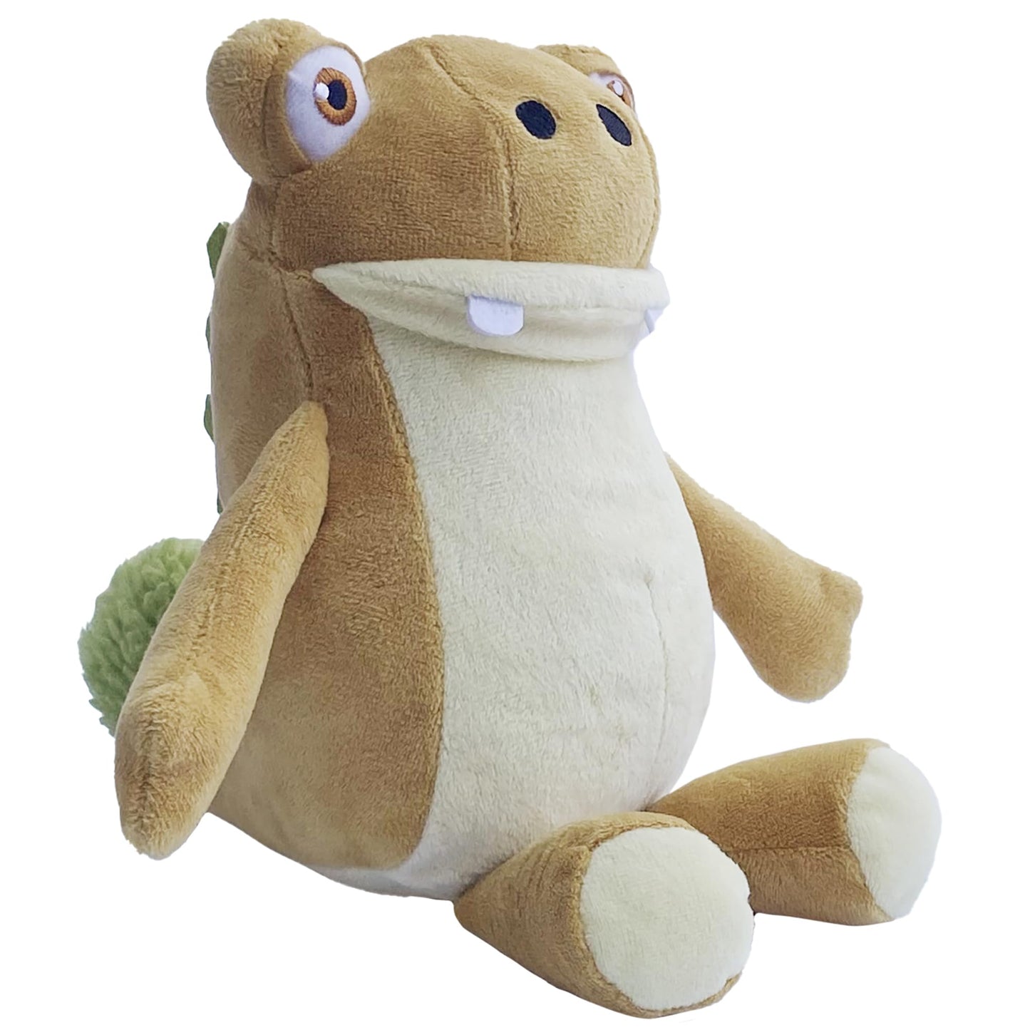 Gigantosaurus: 10'' Dinosaur Soft Plush - Mazu - Tan & Green Huggable Dino, Soft Texture Stuffed Toy, Tv Series Character, Toddl