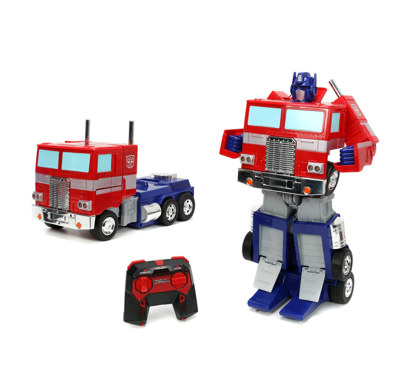 Jada Toys Transforming RC Optimus Prime  253114000  Multi-Coloured-New