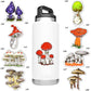 SUSIHI Waterproof Trippy Mushroom Stickers Pack of 50 for Laptops & Water Bottles - Cute Polyvinyl Chloride Design