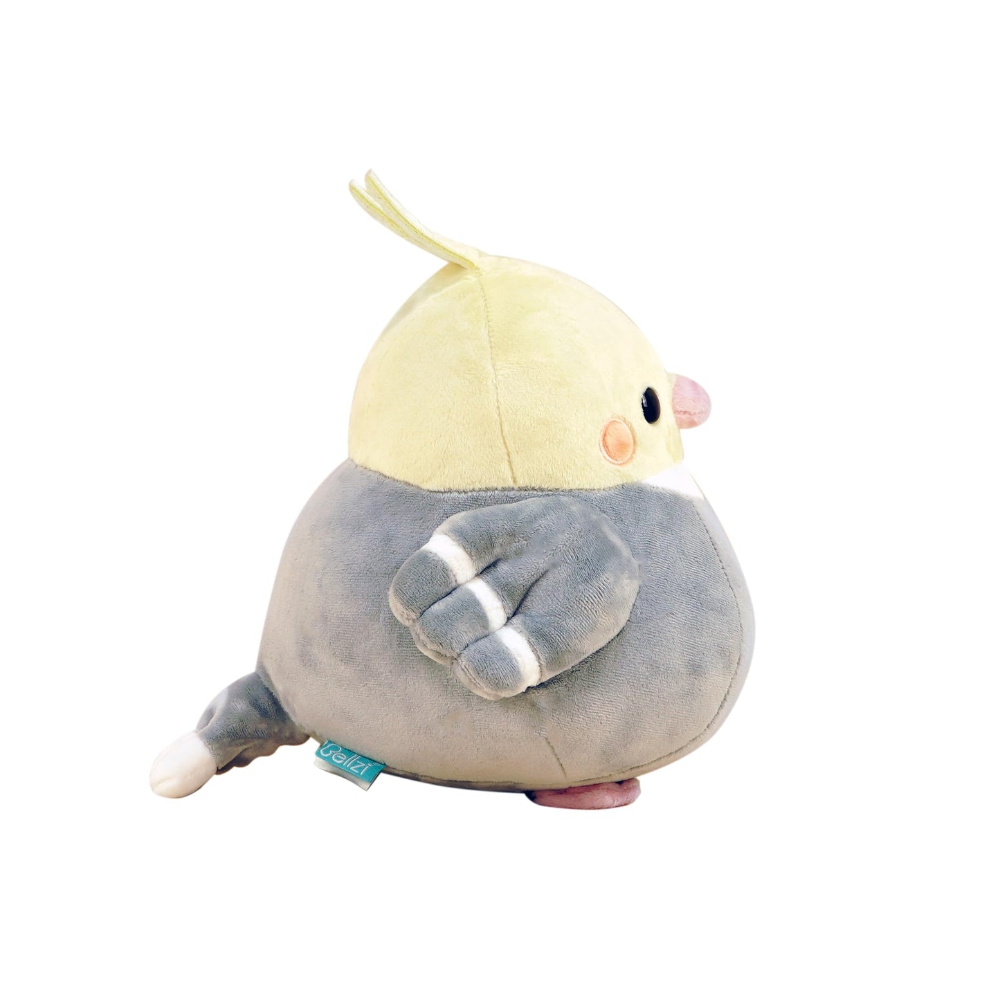 Bellzi Cockatiel - Cute Stuffed Animal Plush Toy - Adorable Soft Cockatiel Bird Toy Plushies And Gifts - Perfect Present For All