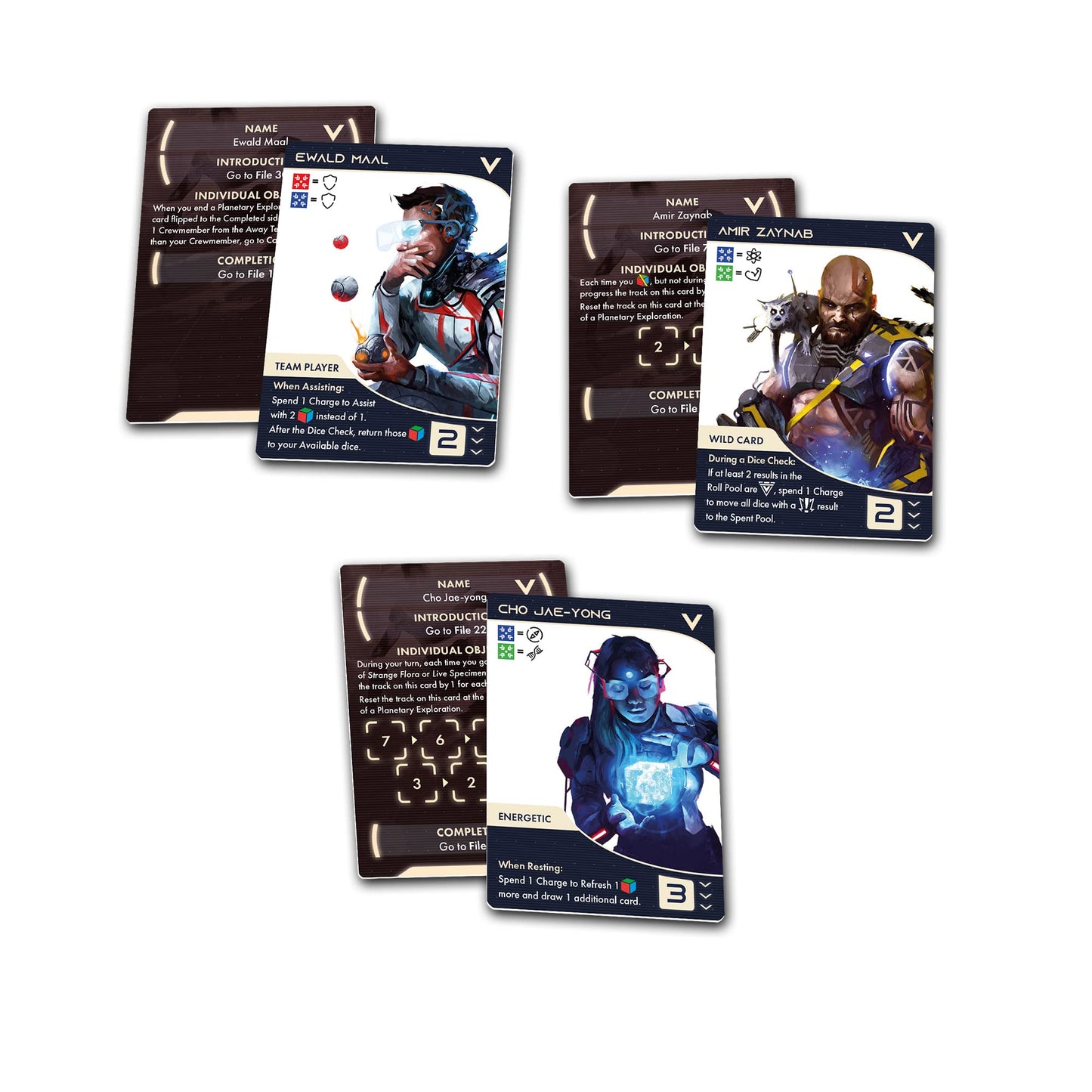 Iss Vanguard Board Game Personnel Files Expansion | Cooperative Sci-Fi Strategy Game For Adults And Kids | Ages 14+ | 1-4 Players | Average Playtime 90-120 Minutes | Made By Awaken Realms