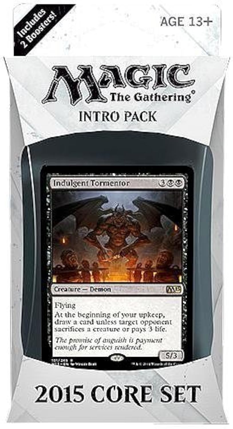 Magic: The Gathering (Mtg 2015 Core Set / M15 Intro Pack / Theme Deck - Indulgent Tormentor (Black/Red)(Includes 2 Booster Packs