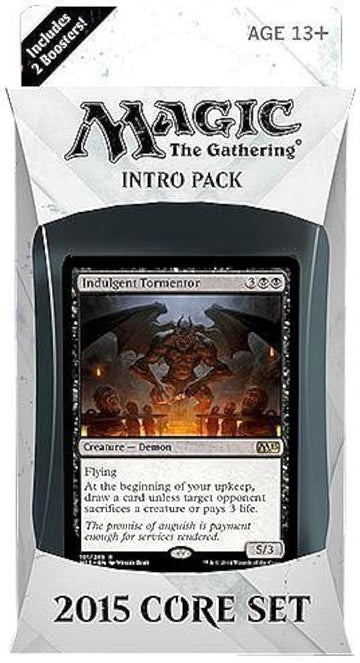 Magic: The Gathering (Mtg 2015 Core Set / M15 Intro Pack / Theme Deck - Indulgent Tormentor (Black/Red)(Includes 2 Booster Packs