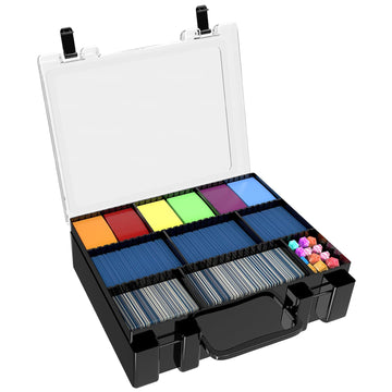 Fullcase Trading Card Storage, 2400+ Sports Cards Game Deck Box Holder Organizer For Panini For Pm Tcg For C.A.H For Yoto 3''X4'