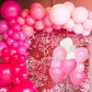 Infloral Pink Balloon Arch Kit Pink Rose Red Macaron Red Balloon Garland Kit Pink White Heart Balloons For Mother'S Day Wedding Valentines Day Proposal Anniversary Girl'S Birthday Party Decorations