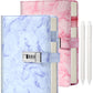 Cagie 2 Pack Marble Diary With Lock For Girls And Women, Secret Journal With Lock 192 Pages Waterproof Girls Locked Diary With P
