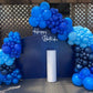 Kbzvnaf Blue Balloons Latex Party Balloons - 50 Pack 12 Inch Helium Matte Blue Balloons For Birthday Wedding Baby Shower Gender