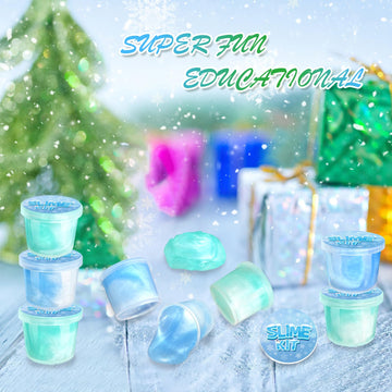 36 Pack Frozen Slime Party Favors For Kids Winter Snowflake Slime Putty Toys Christmas Easter Birthday Goodie Bag Stuffer Classr