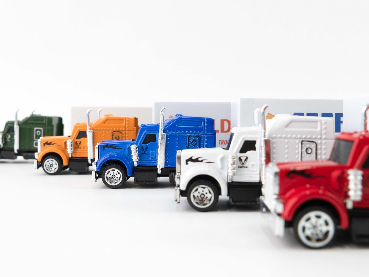 MT WORLD Personalized Toy Truck with Name Custom Semi Truck Toy Tonka Container Car Carrier for Little Boys Birthday