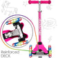 3 Wheel Scooters For Kids, Kick Scooter For Toddlers 3-6 Years Old, Boys And Girls Scooter With Light Up Wheels, Mini Scooter For Children (Pink)