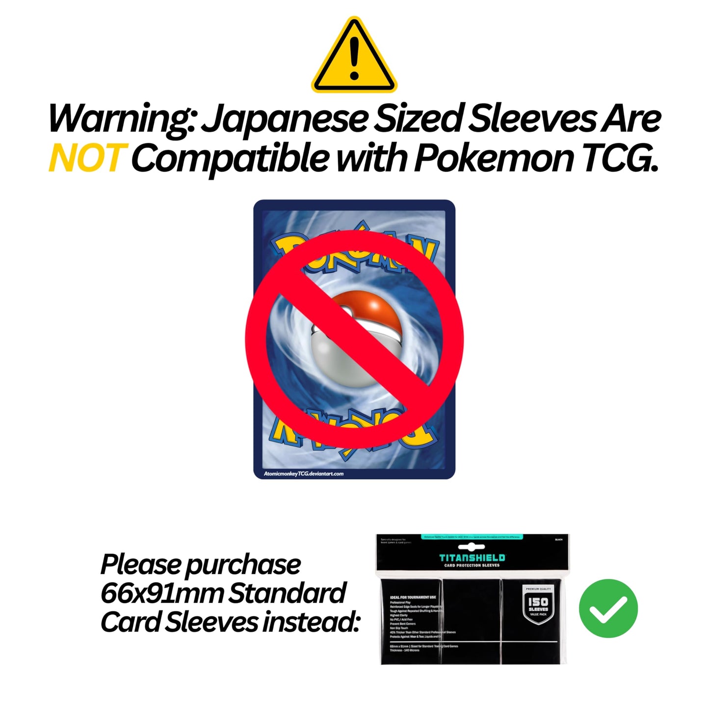 TitanShield Small Trading Card Sleeves - Slime Green Deck Protector for Yu-Gi-Oh & Cardfight!! Vanguard