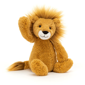 Jellycat Bashful Lion Stuffed Animal, Medium 12 Plush Toy - Brown Big Cat - Classic Gift for Children