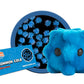 GIANTmicrobes Common Cold Plush Toy, 7" Blue, Funny Doctor Gift, Pediatrician & School Nurse Present