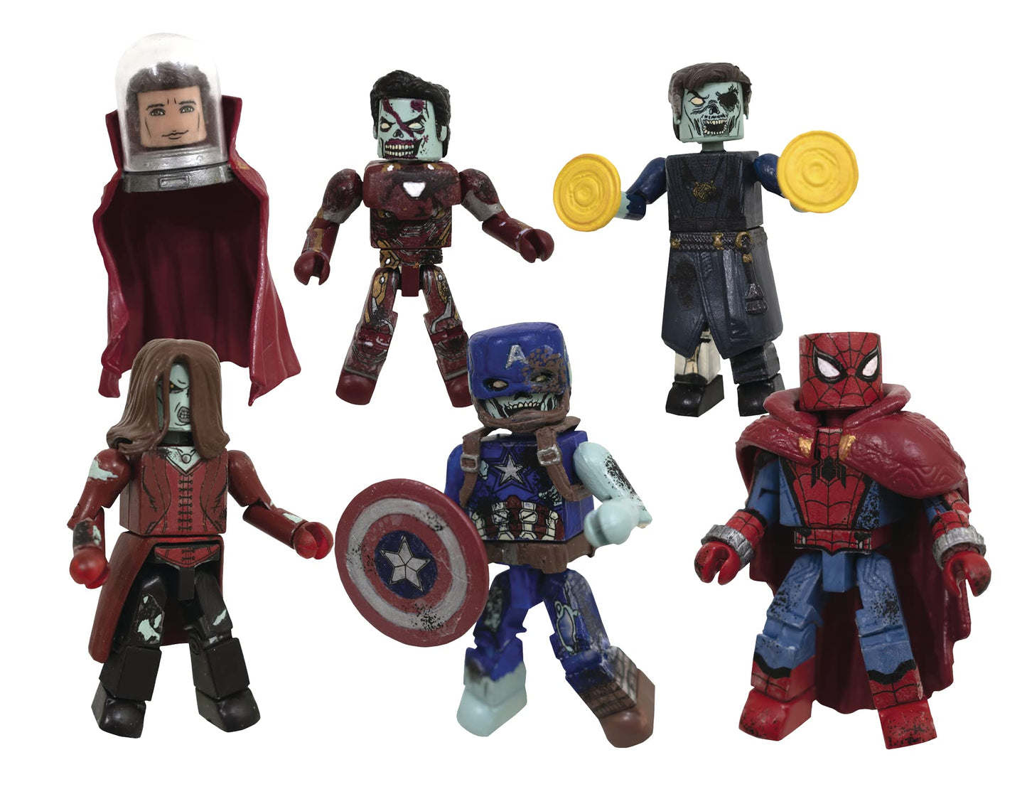 Diamond Select Toys Llc Marvel’S What If..? Zombie Minimates Dcd 40Th Anniversary Px Boxed Set