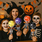 Simgoing 96 Pcs Halloween Party Favors Gift Trick or Treat Container Halloween Pencil Empty Giant Lollipop Stationery Candy Fill