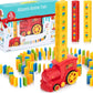 Domino Train Set For Kids – Automatic Domino Laying Toy, Montessori Stem Learning Gift For Boys & Girls Ages 3-8, Fun Educational Toddler Toy, Birthday Present For 3-5 Year Olds