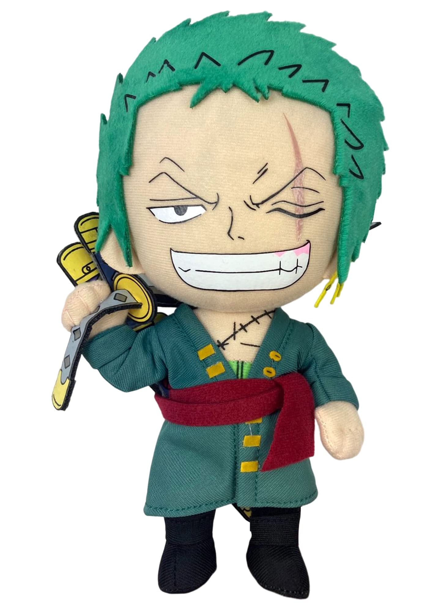 Great Eastern Animation Ge-52803 One Piece 9 Roronoa Zoro Stuffed Plush, 8