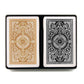 Springbok Kem Playing Cards - Arrow Black/Gold, Bridge Size, Jumbo Index, 100% Cellulose Acetate, Model 1017402