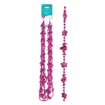 Flamingo And Hibiscus Beads