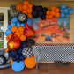 Orange Blue Balloons Garland Arch Kit Orange Navy Blue Balloon Arch Kit Orange Light Blue Latex Balloon Pearl Dark Blue Helium B
