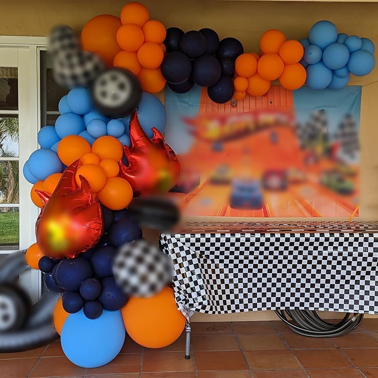 Orange Blue Balloons Garland Arch Kit Orange Navy Blue Balloon Arch Kit Orange Light Blue Latex Balloon Pearl Dark Blue Helium B