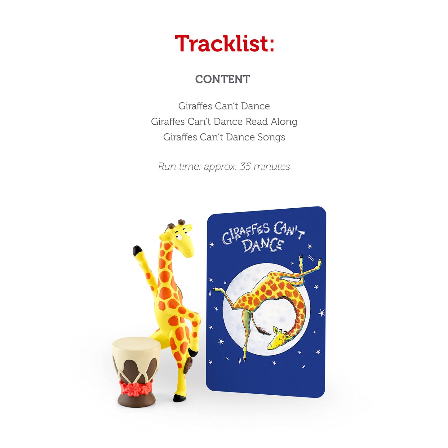 Tonies Giraffes Can'T Dance Audio Play Character
