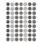 Modern Farmhouse Mini Stickers, 378 Per Pack, 12 Packs