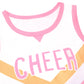 SCYPRUTH Cheerleader Costume for Girls - Outfit for Cheerleading, Kids Cheer Dress Up
