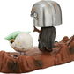 Funko Pop! Star Wars Moment: The Mandalorian with The Child, Vinyl, Multicolor, Standard Size, Model 49930