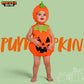 Spooktacular Creations Halloween Baby Pumpkin Costume, Cute Pumpkin Outfit With Hood For Toddler, Infants, Orange Sleeveless Halloween Costume For Dress Up Parties