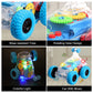 Sensory Toys For Kids With Autism,Light Up Toys Car For Toddlers 1-3,Bump And Go Toy Car With Colorful Moving Gears,Music,Led Ef