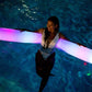 PoolCandy Inflatable Jumbo Swim Noodles (Illuminated LED Color Changing Swim Noodle)