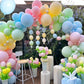 Mebay Pastel Balloon Garland Arch Kit, 146Pcs Macaron Pink Blue Green Yellow Latex Balloons Different Sizes 18 12 10 5 Inch For