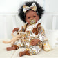 Babeside Black Baby Dolls Girl - 20 -Inch Lifelike Realistic Newborn Baby Dolls Real Life Baby With Clothes And Toy Gift For Kids Age 3+ - Megan