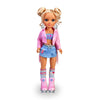 NANCY 16 Roller Skating Fashion Doll with Stylish Retro Outfit and Articulated Joints, for Ages 3+