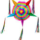 Celly Party Mexican Star Pinata, 32 Inch Large Rainbow Pinata, Foldable Fiesta Decoration for Kids Birthday, Cinco de Mayo, Dia 