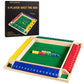 BIVOMON Upgraded Shut The Box Game - 4 Player Colorful Wooden Board Game with 15 Numbers & 16 Dices, 16.54''
