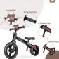 Kriddo Toddler Balance Bike 2 Year Old, Age 24 Months To 5 Years Old, Modern Style, Early Learning Interactive Push Bicycle, Gif