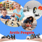 Scahow 11Pcs Penguin Toys, Plastic Arctic Animal Penguin Figures For Kids, Realistic Polar Animals Penguin Figurines Set With Ig
