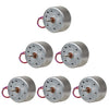 Topoox 6 Pack DC 3V 1730RPM Mini Electric Motor for DIY Toys Wind Turbine Generator